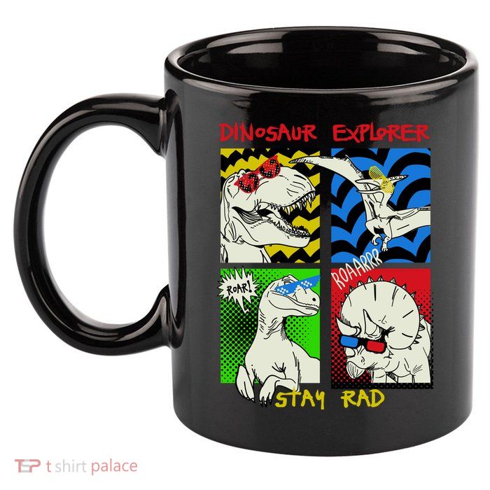 Dinosaur Explorer 11oz C Handle Ceramic Mug
