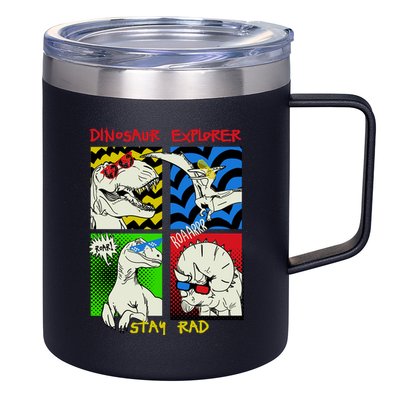 Dinosaur Explorer 12oz Stainless Steel Coffee Mug