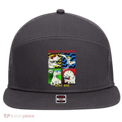 Dinosaur Explorer 7 Panel Mesh Trucker Snapback Hat