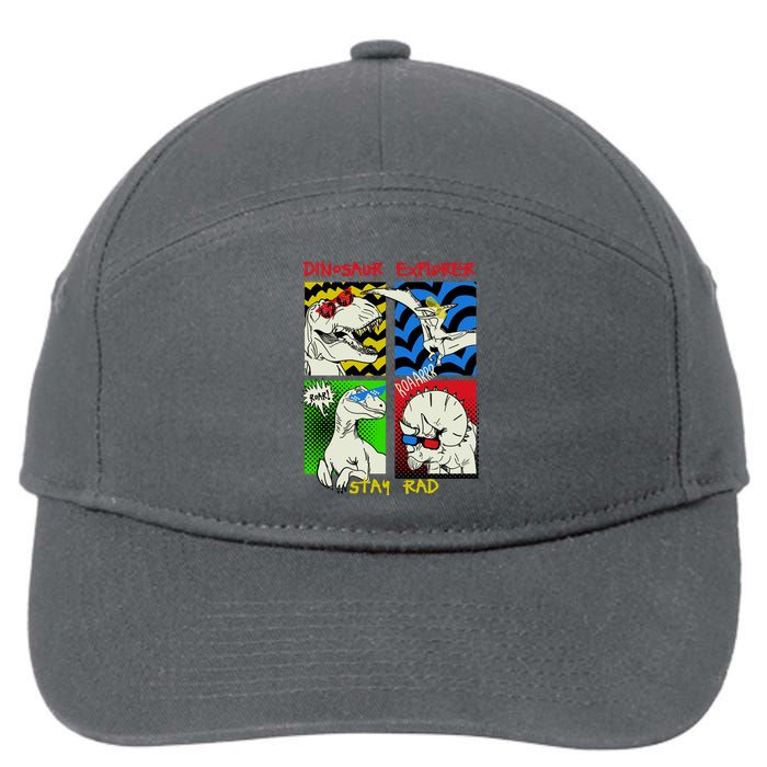 Dinosaur Explorer 7-Panel Snapback Hat