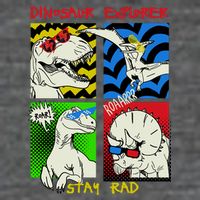Dinosaur Explorer Short Acrylic Beanie
