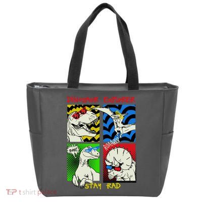 Dinosaur Explorer Zip Tote Bag