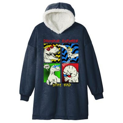 Dinosaur Explorer Hooded Wearable Blanket