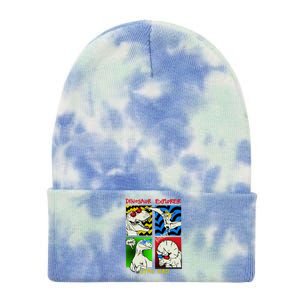 Dinosaur Explorer Tie Dye 12in Knit Beanie