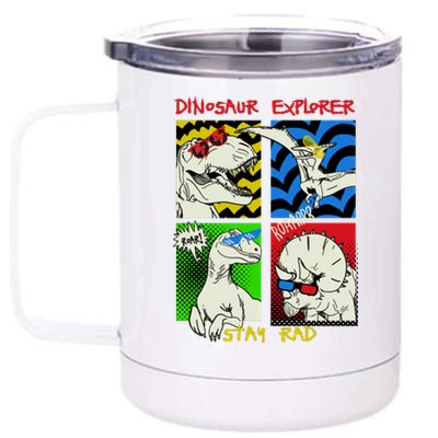 Dinosaur Explorer 12 oz Stainless Steel Tumbler Cup