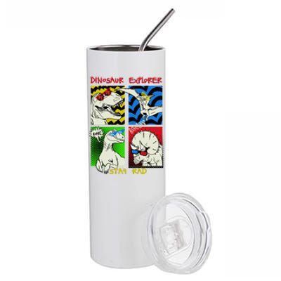 Dinosaur Explorer Stainless Steel Tumbler