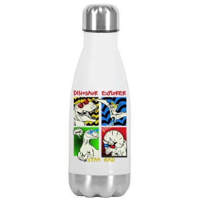 Dinosaur Explorer Stainless Steel Insulated Water Bottle