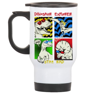 Dinosaur Explorer Stainless Steel Travel Mug