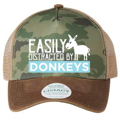 Donkeys Easily Distracted Donkey Gifts For Donkey Lovers Legacy Tie Dye Trucker Hat