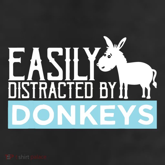 Donkeys Easily Distracted Donkey Gifts For Donkey Lovers Cool Comfort Performance Bucket Hat
