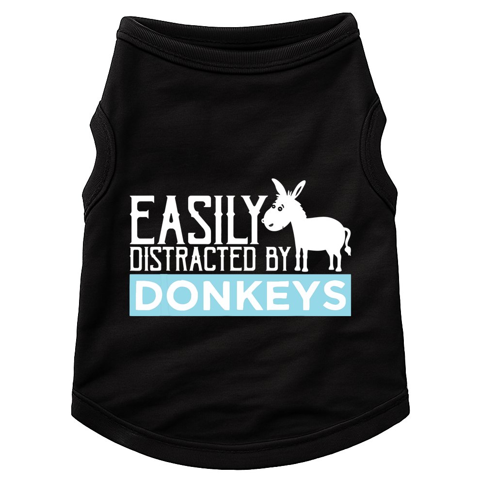 Donkeys Easily Distracted Donkey Gifts For Donkey Lovers Doggie Tank