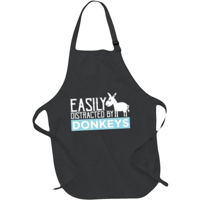 Donkeys Easily Distracted Donkey Gifts For Donkey Lovers Apron
