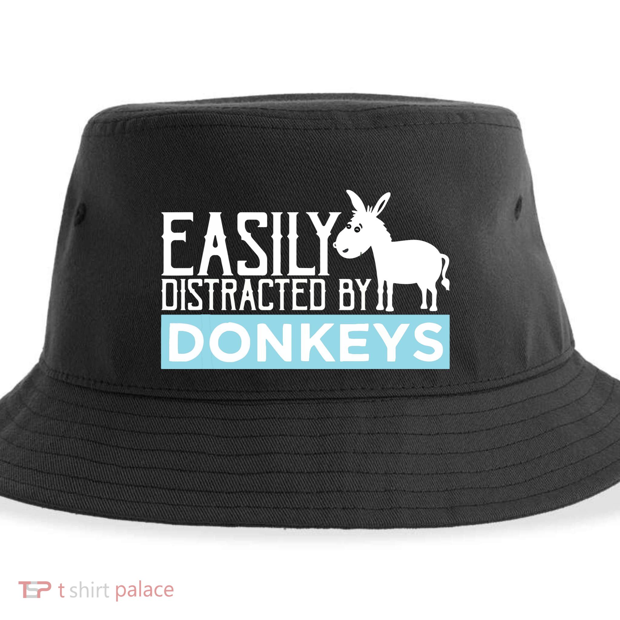 Donkeys Easily Distracted Donkey Gifts For Donkey Lovers Sustainable Bucket Hat