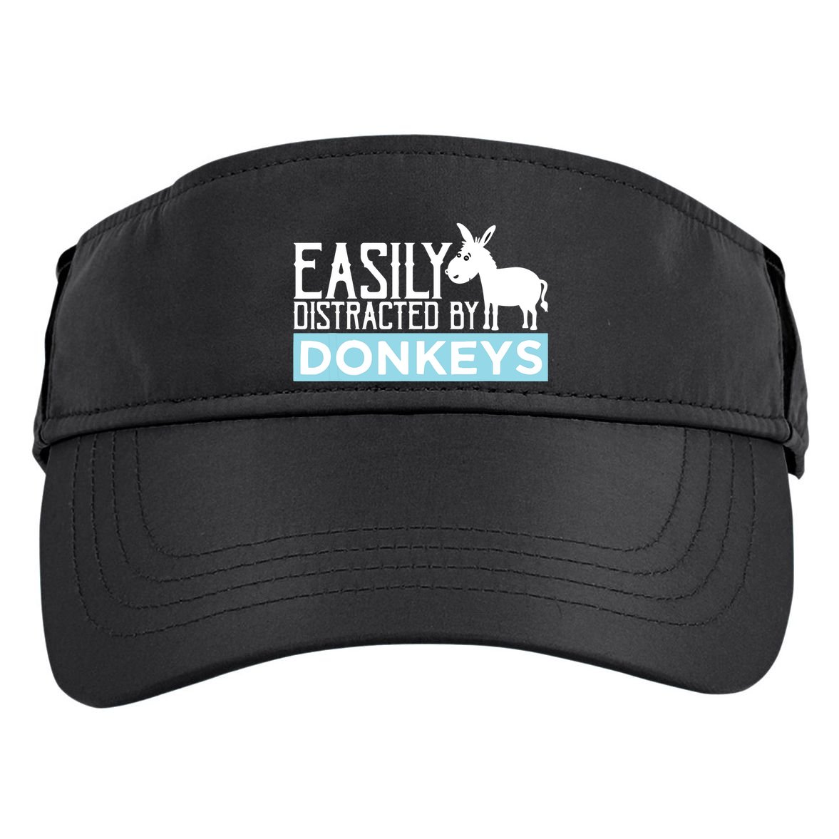 Donkeys Easily Distracted Donkey Gifts For Donkey Lovers Adult Drive Performance Visor