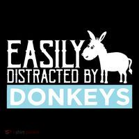 Donkeys Easily Distracted Donkey Gifts For Donkey Lovers Bucket Hat