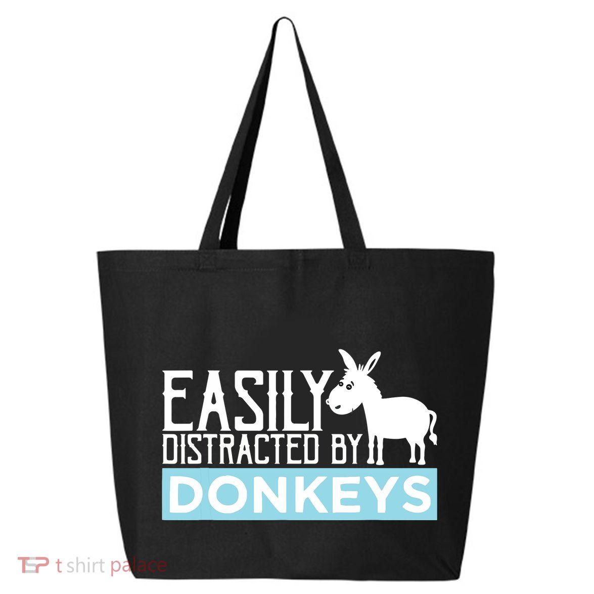 Donkeys Easily Distracted Donkey Gifts For Donkey Lovers 25L Jumbo Tote