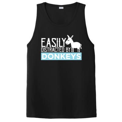 Donkeys Easily Distracted Donkey Gifts For Donkey Lovers PosiCharge Competitor Tank