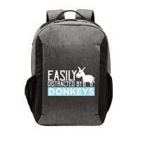 Donkeys Easily Distracted Donkey Gifts For Donkey Lovers Vector Backpack