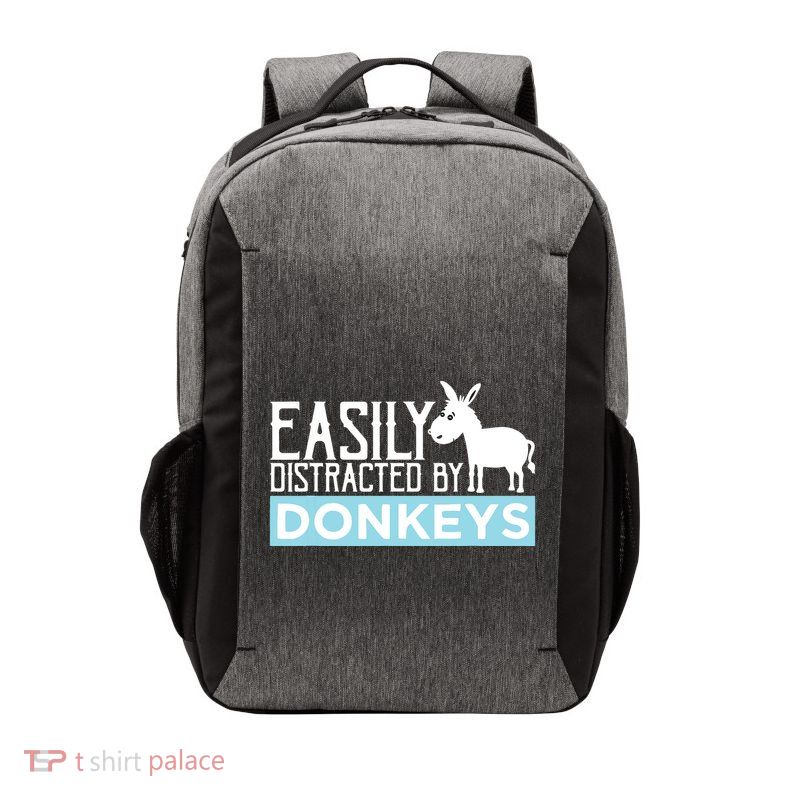 Donkeys Easily Distracted Donkey Gifts For Donkey Lovers Vector Backpack