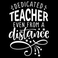 Dedicated Teacher Even From A Distance Performance Shirt