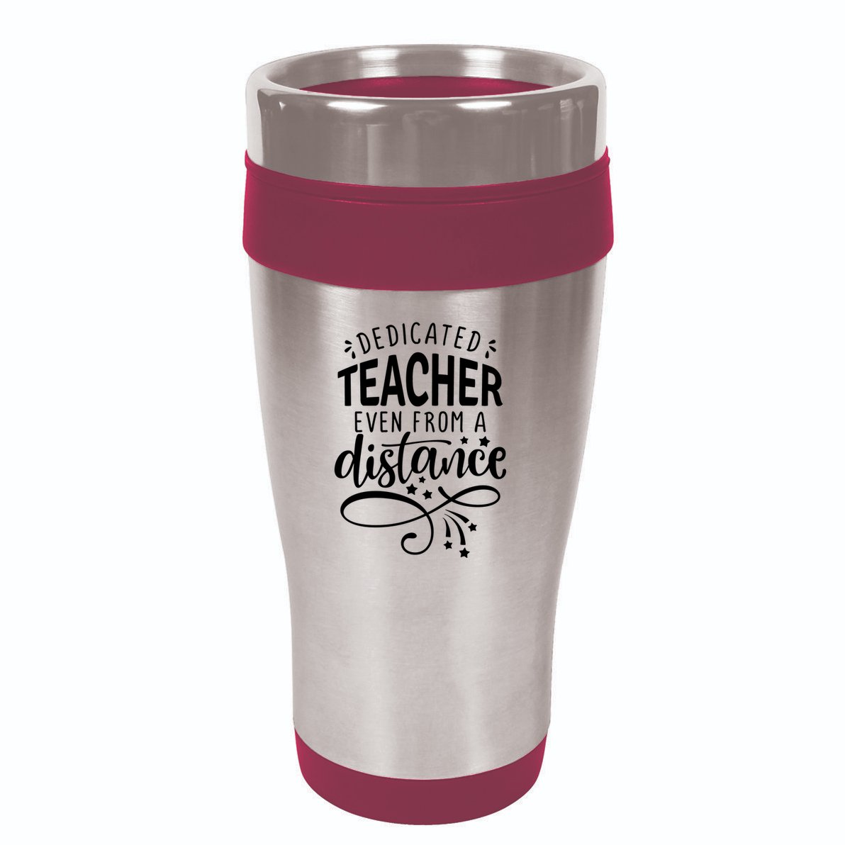 Dedicated Teacher Even From A Distance 16oz Travel Tumbler