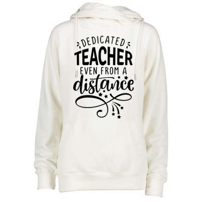 Dedicated Teacher Even From A Distance Womens Funnel Neck Pullover Hood