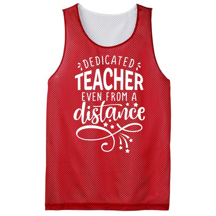 Dedicated Teacher Even From A Distance Mesh Reversible Basketball Jersey Tank