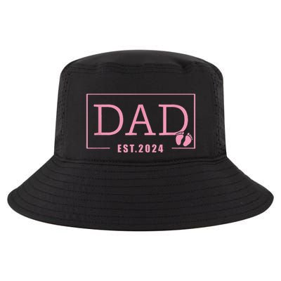 Dad Established Est 2024 Girl Newborn Gifts Daddy Father Cool Comfort Performance Bucket Hat