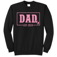 Dad Established Est 2024 Girl Newborn Daddy Father Sweatshirt