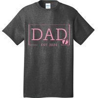 Dad Established Est 2024 Girl Newborn Gifts Daddy Father T-Shirt