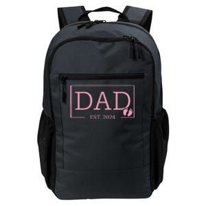 Dad Established Est 2024 Girl Newborn Gifts Daddy Father Daily Commute Backpack