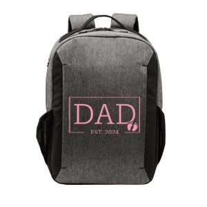 Dad Established Est 2024 Girl Newborn Gifts Daddy Father Vector Backpack