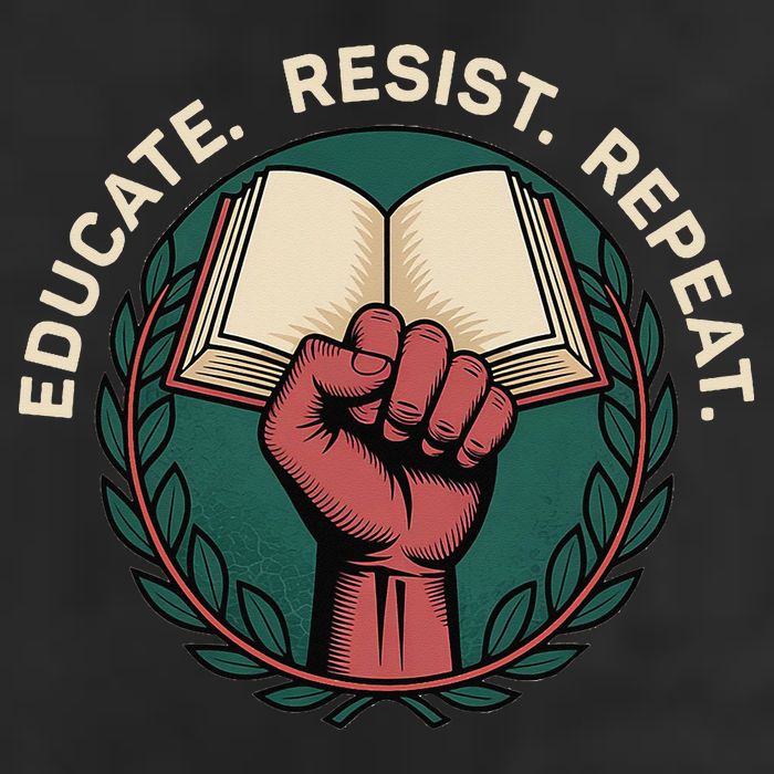 Defend Education Educate Resist Repeat Cool Comfort Performance Bucket Hat