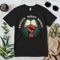 Defend Education Educate Resist Repeat Premium T-Shirt