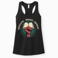 Defend Education Educate Resist Repeat Womens Tank Top
