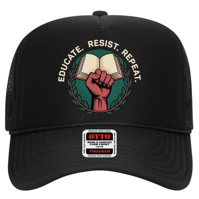 Defend Education Educate Resist Repeat Hat