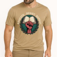 Defend Education Educate Resist Repeat Cooling Performance Crew T-Shirt