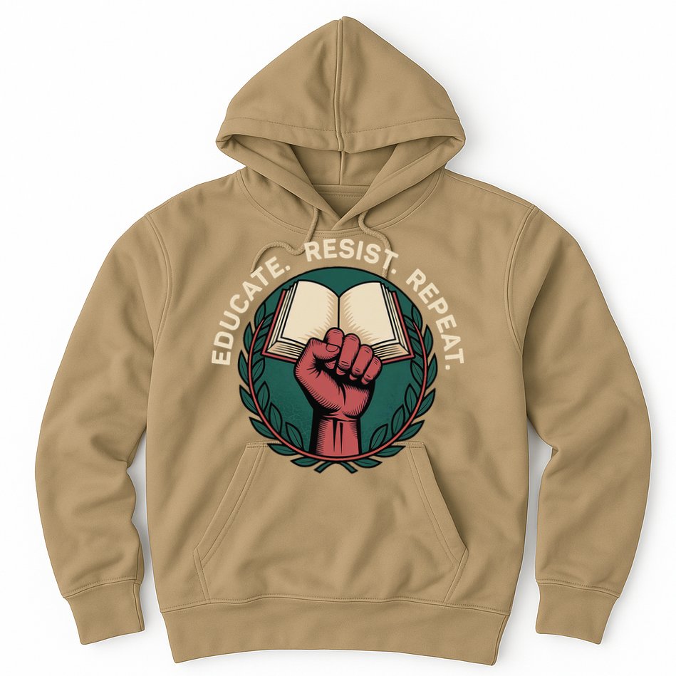 Defend Education Educate Resist Repeat Hoodie