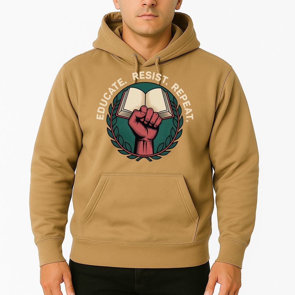 Defend Education Educate Resist Repeat Hoodie