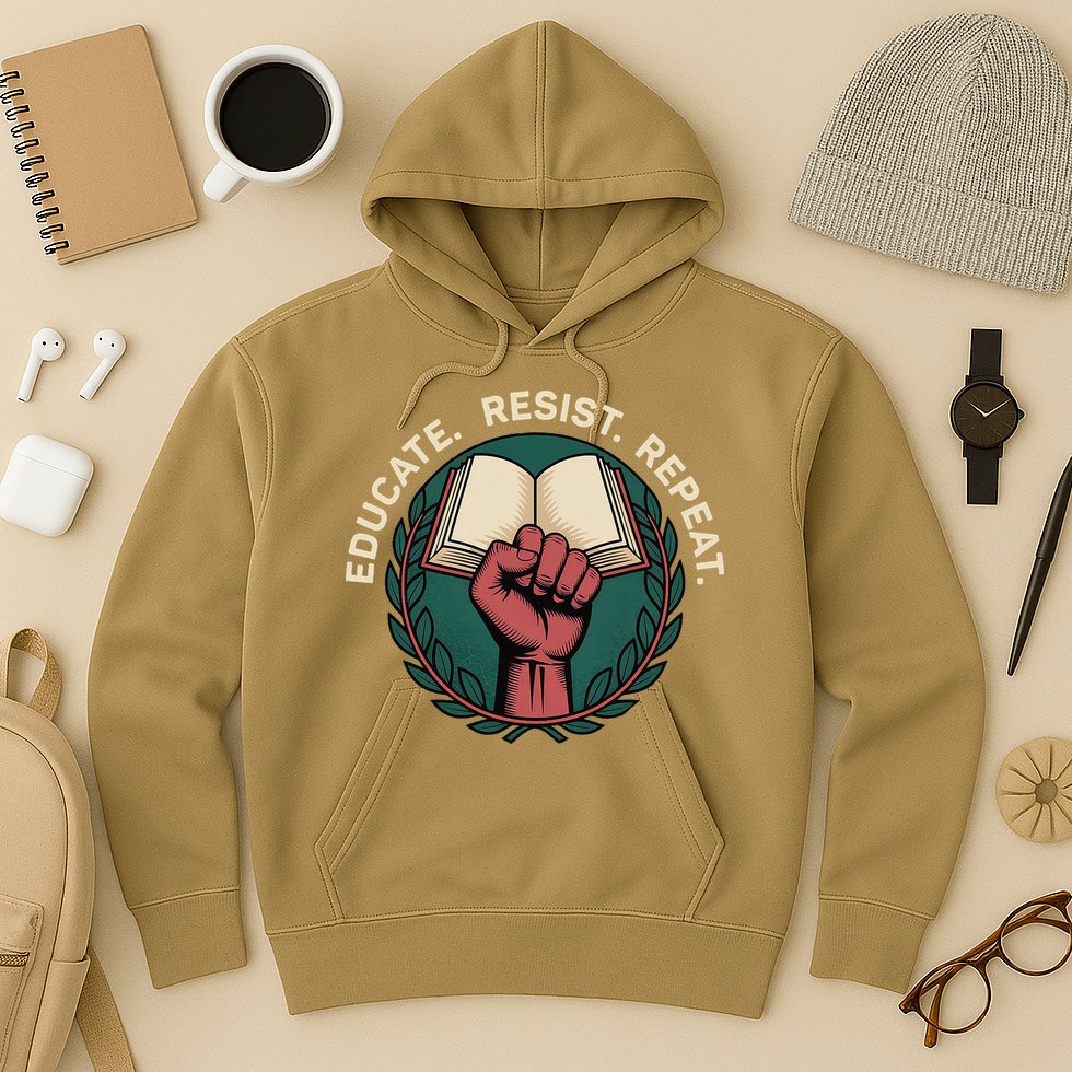 Defend Education Educate Resist Repeat Hoodie