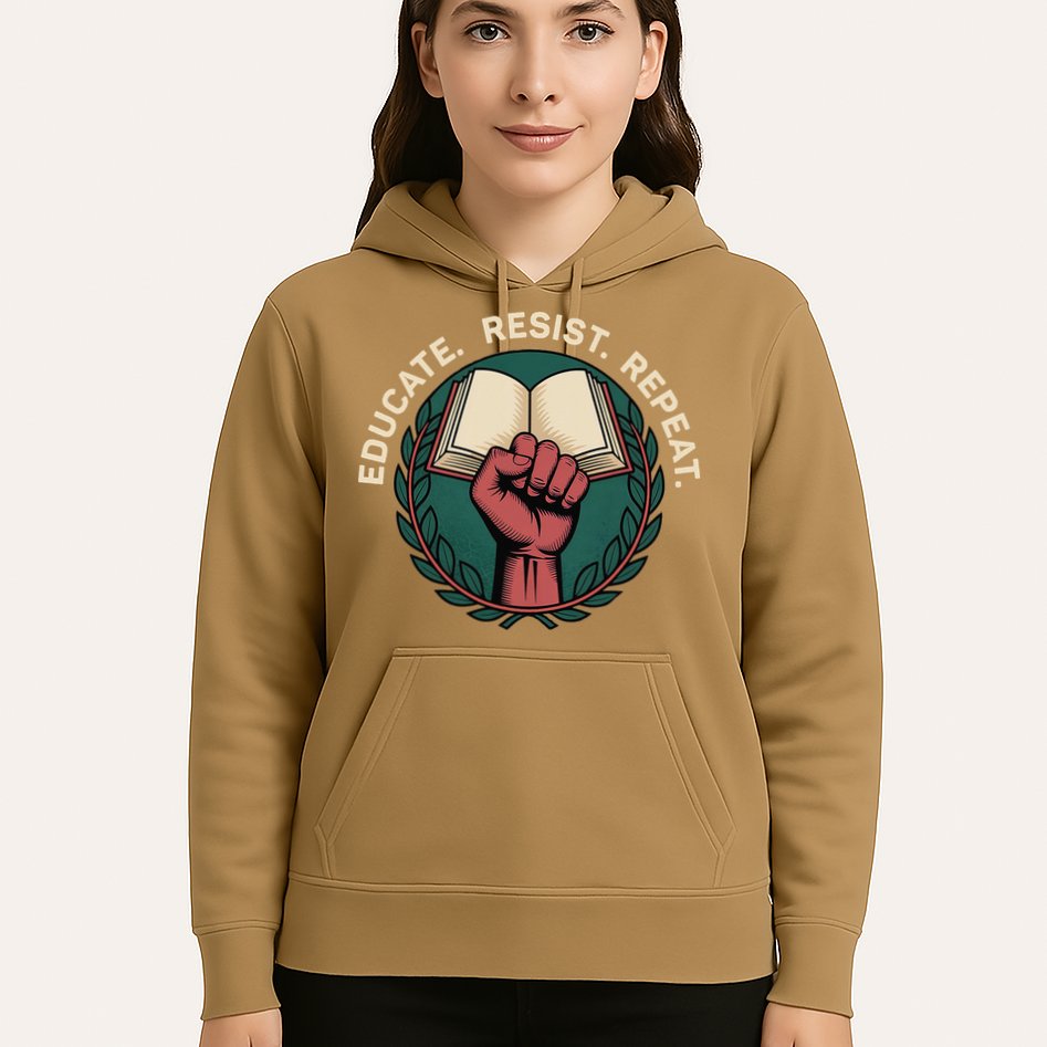 Defend Education Educate Resist Repeat Hoodie