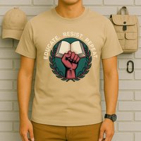 Defend Education Educate Resist Repeat T-Shirt