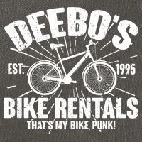 Deebo's Bike Rental Cotton Canvas Backpack