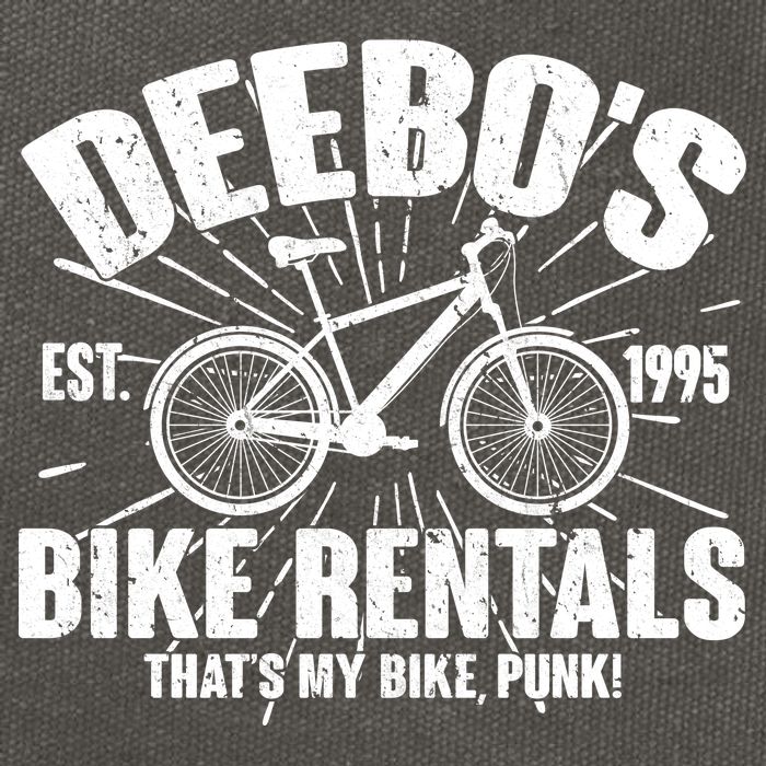 Deebo's Bike Rental Cotton Canvas Backpack