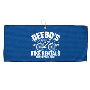 Deebo's Bike Rental Large Microfiber Waffle Golf Towel