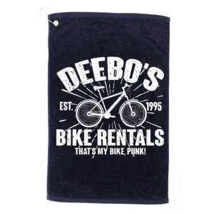 Deebo's Bike Rental Platinum Collection Golf Towel