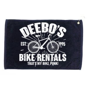 Deebo's Bike Rental Grommeted Golf Towel