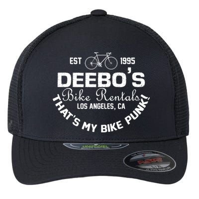 Deebos Bike Rental Retro Flexfit Unipanel Trucker Cap