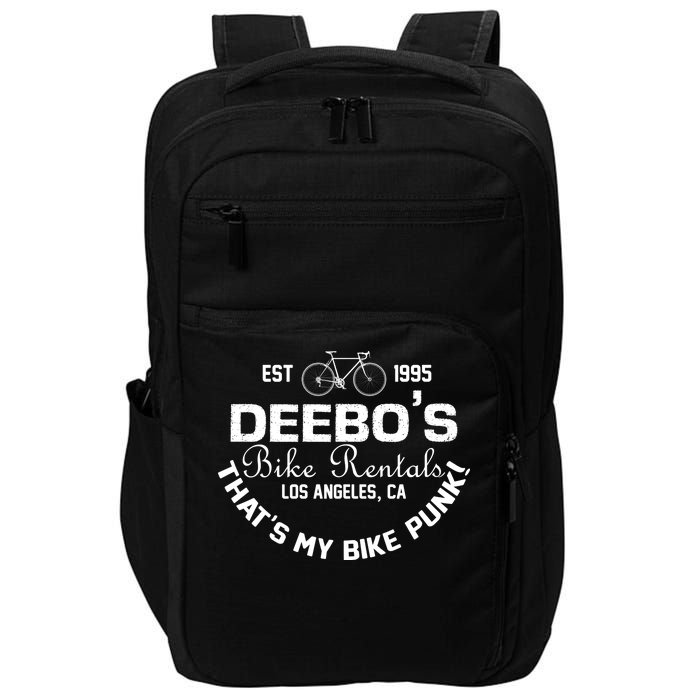 Deebos Bike Rental Retro Impact Tech Backpack