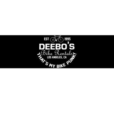 Deebos Bike Rental Retro Bumper Sticker